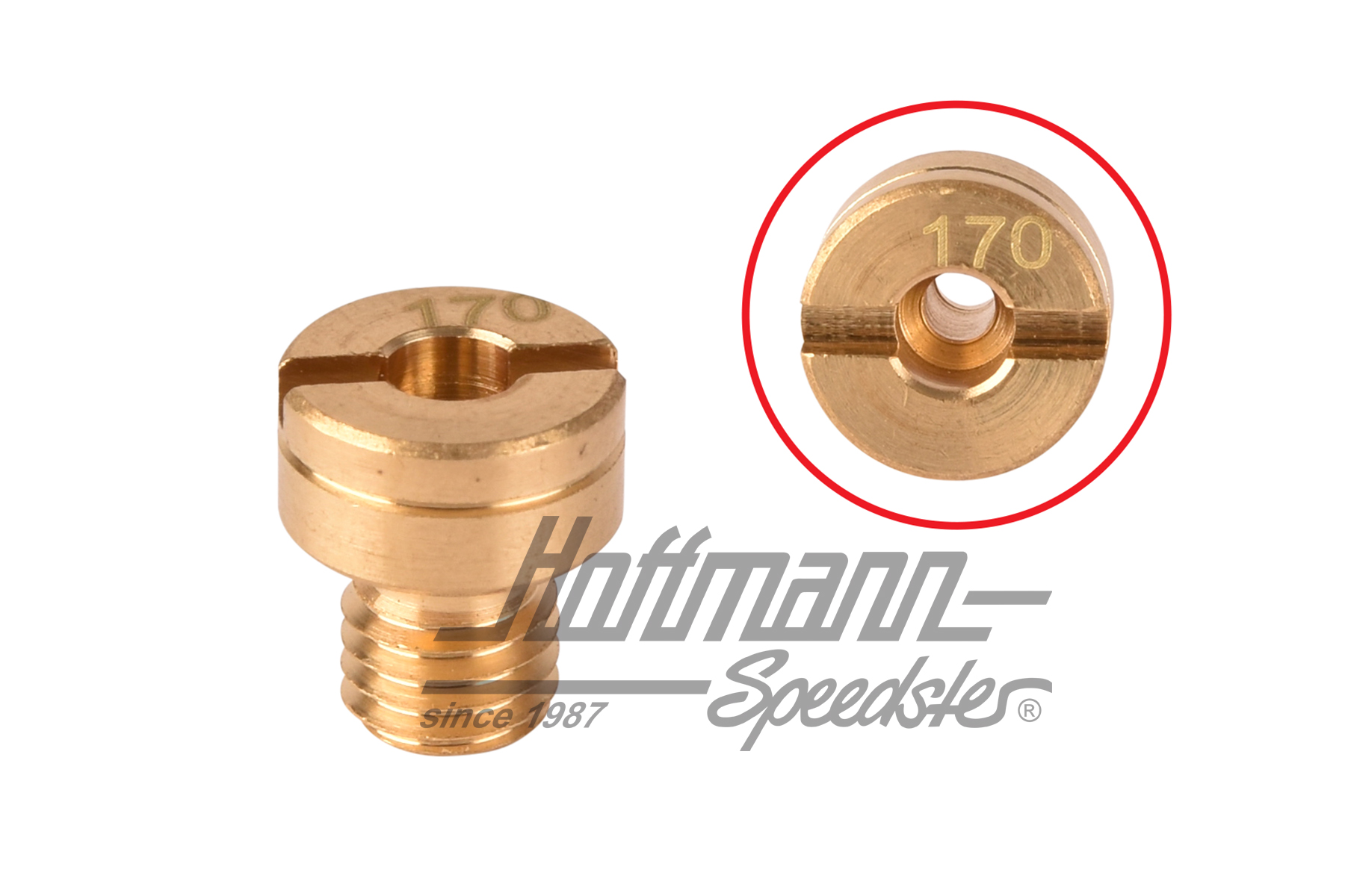 Ugello principale, carburatore, 170 |  | 020-3193-40