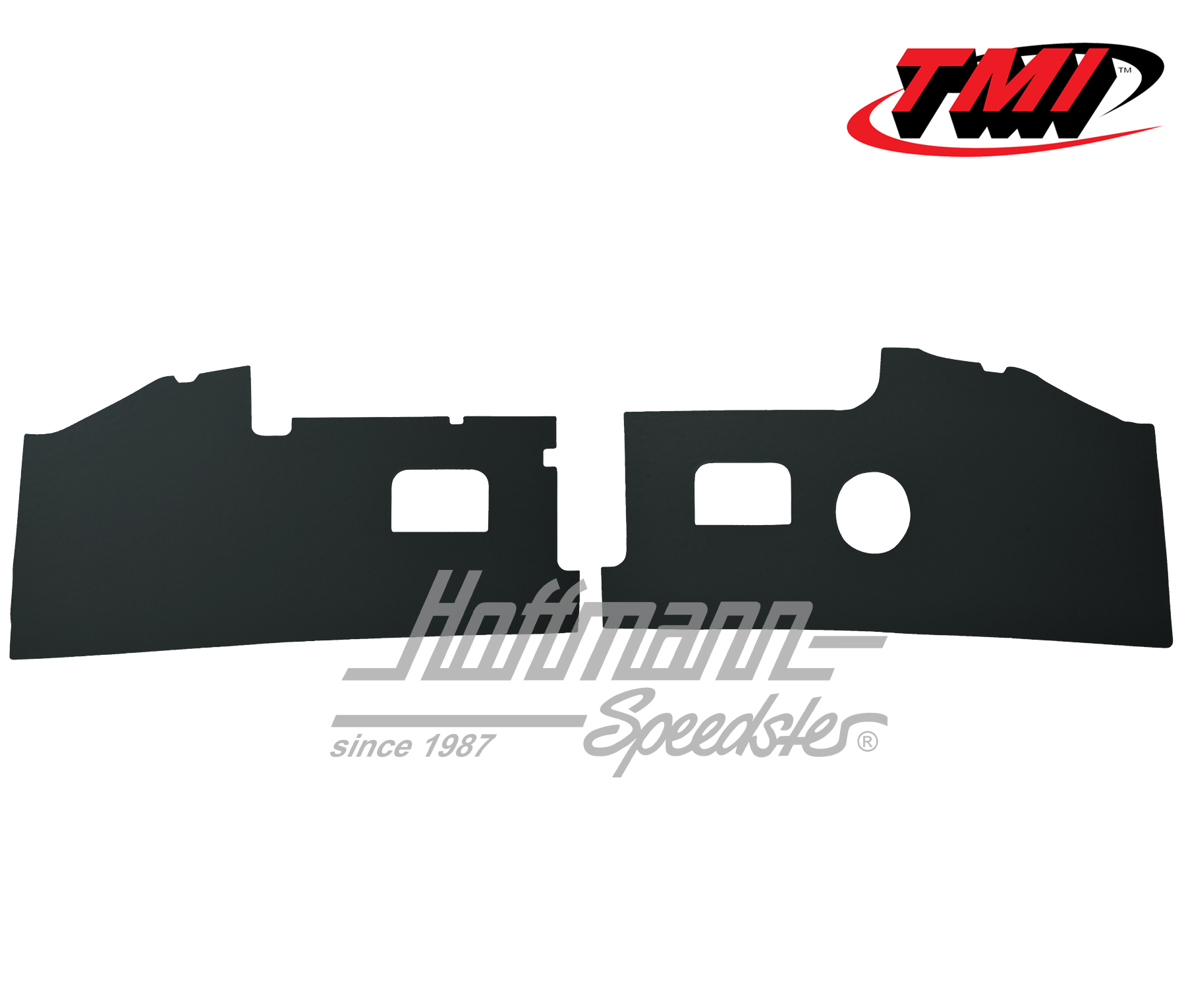 Rivestimento pannello frontale, 8.66-7.70, nero | 10-2121-11 | 098-0547-01