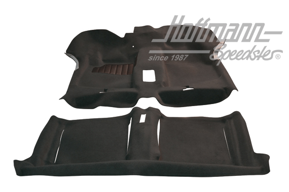 Set tappeti, Golf 1 Cabriolet, nero                                                                 