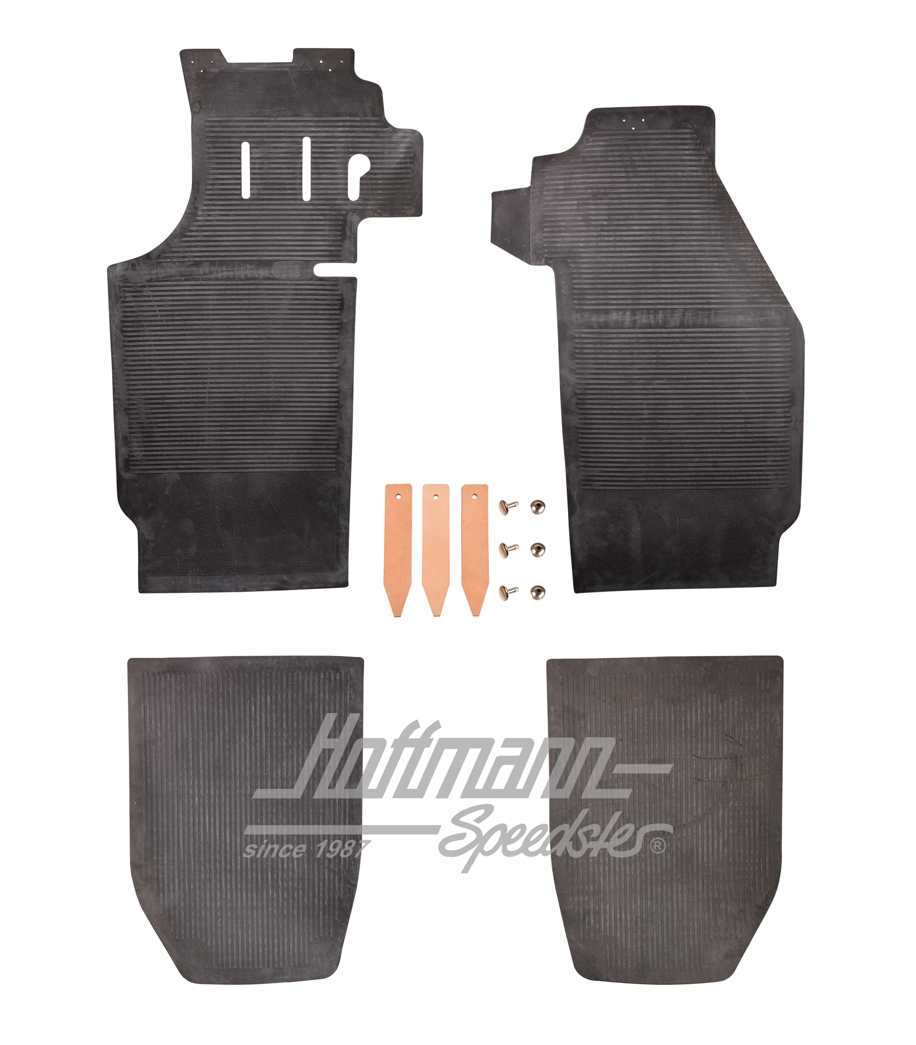 Set di tappeti di gomma, neri, 4 pezzi, 65-73 | 902 551 011 20 | 512-4110