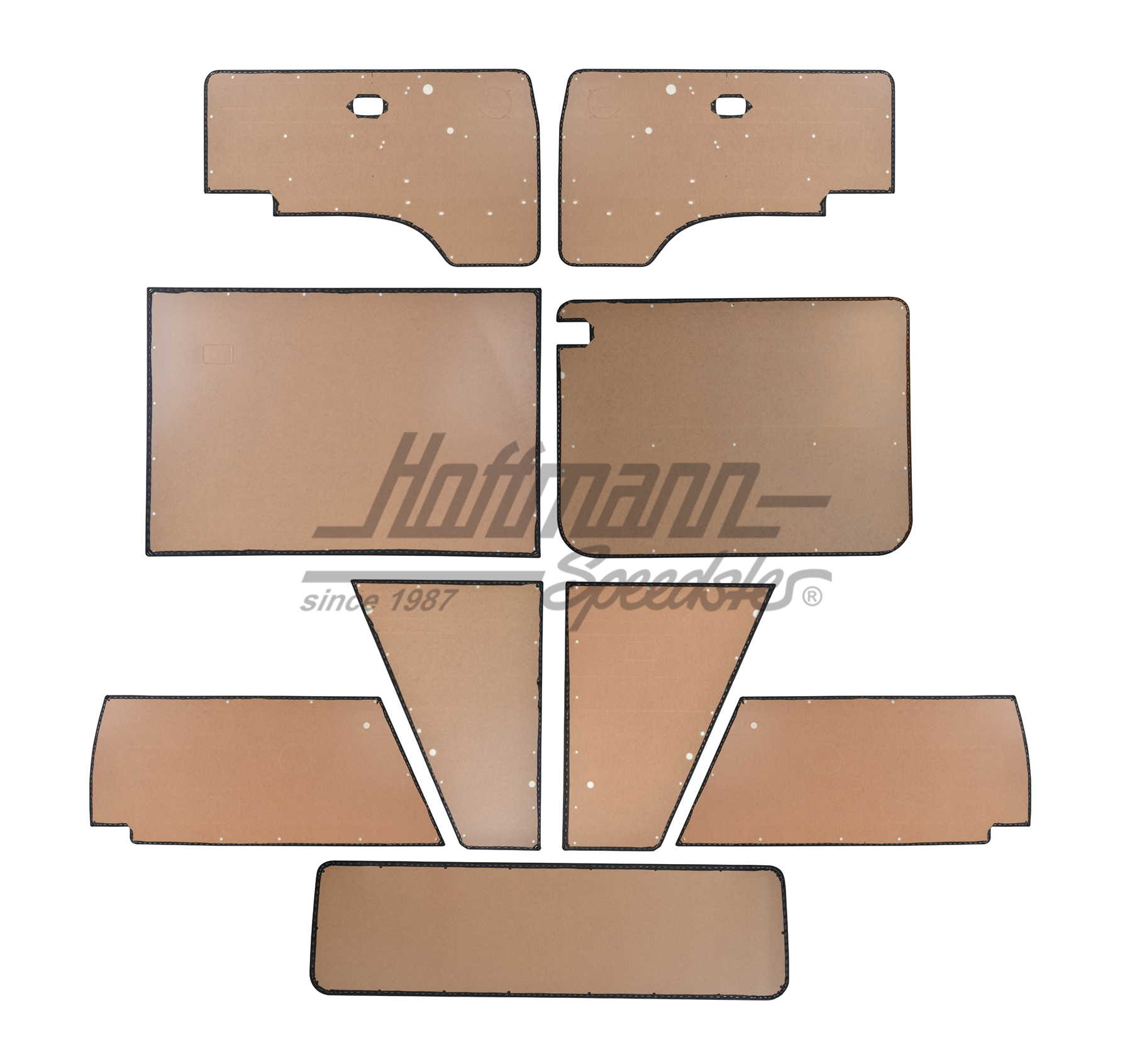 Set di rivestimento, completo, nero, -84                                                            