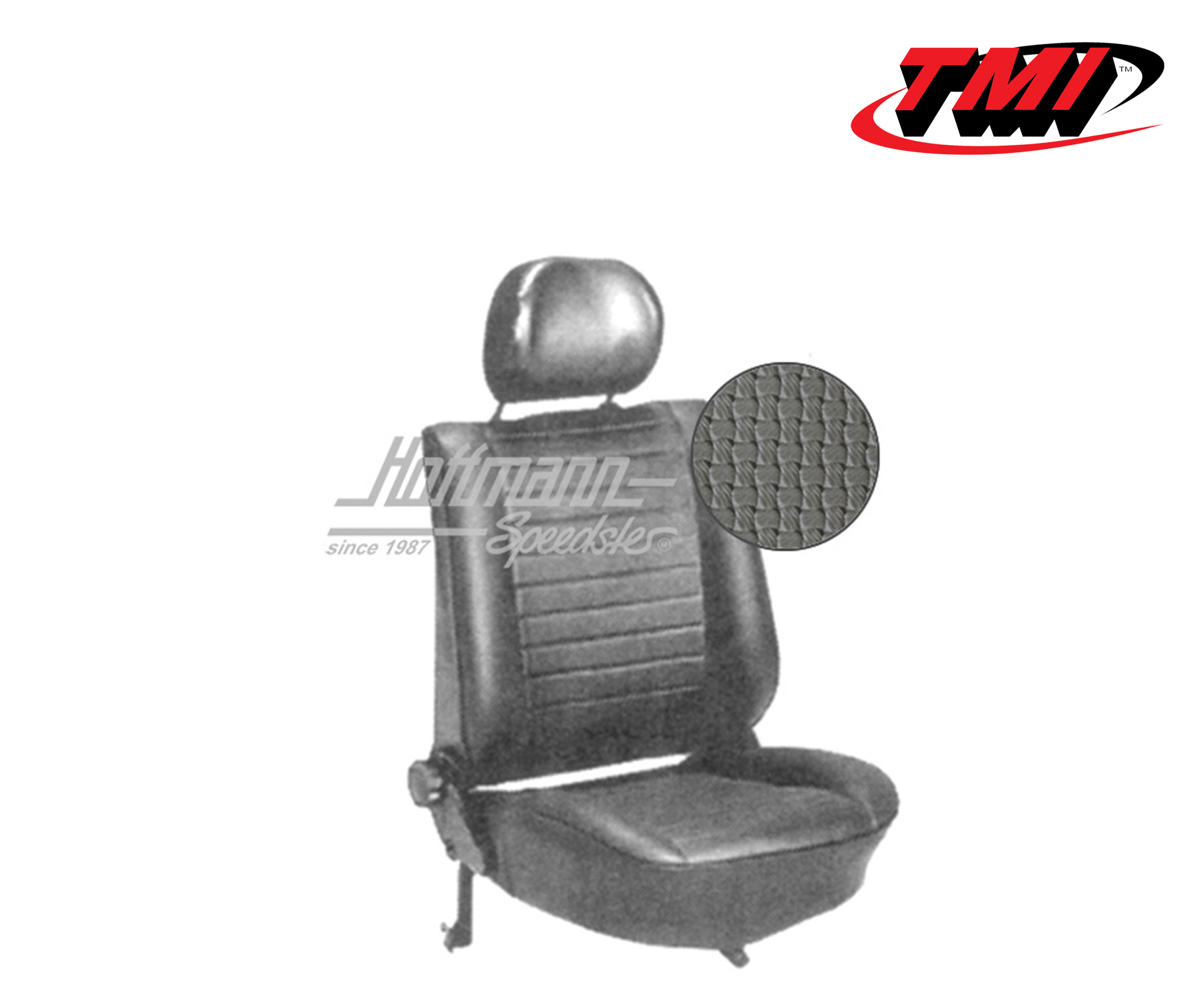 Coprisedili, Cabriolet, 8.76-, tessuto di cestino, grigio | 43-1328-06 | 055-6435