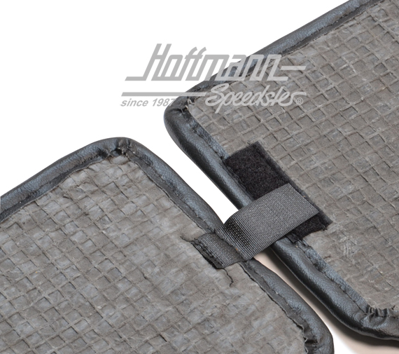 Tappetini, cocco, 72-79, blu / nero                                                                 