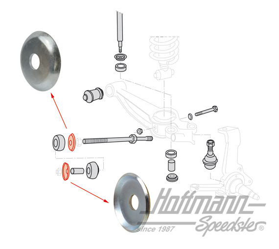 Rosetta, tirante, Furgone T3, 5.79-7.92 | 251 407 069 | 330-1118