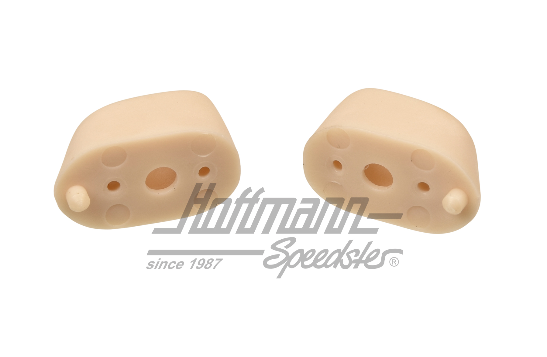 Clip alette parasole, 64-67/67-79, bianco avorio                                                    