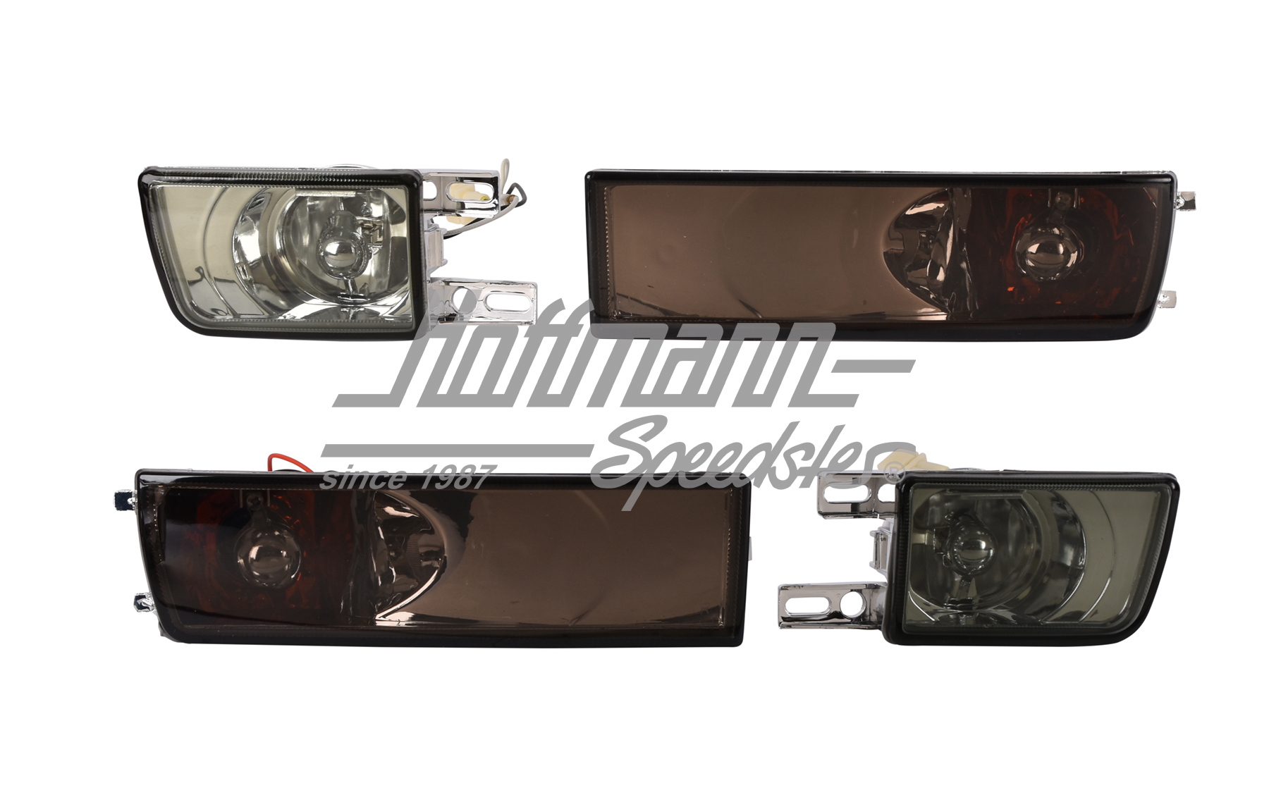 Set di lampeggiatore/luci antinebbia, chiaro/nerofumo | FIVG301B | 219-4602