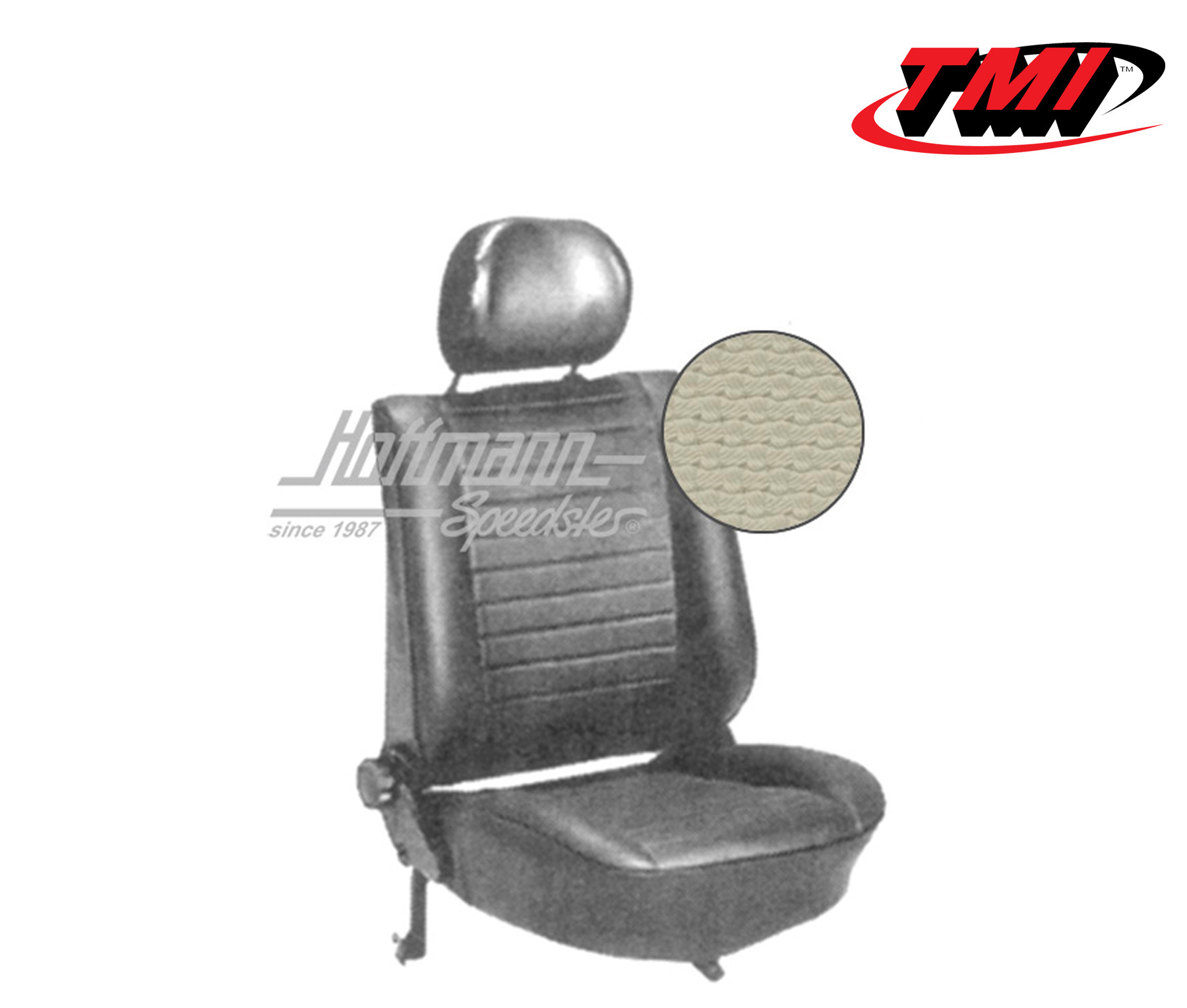 Coprisedili, Cabriolet, 8.76-, tessuto di cestino, bianco antico | 43-1328-05 | 055-6450