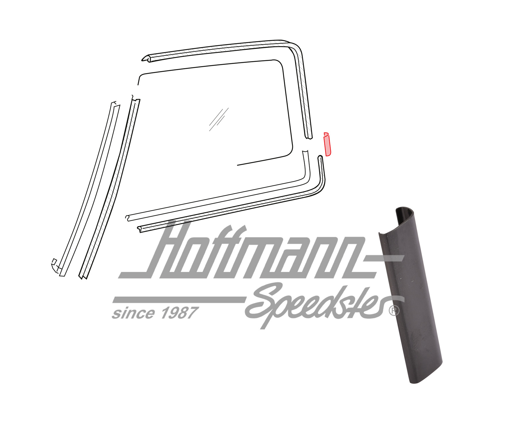 Manicotto di collegamento, barra, nero | 171 837 483 | 180-7308