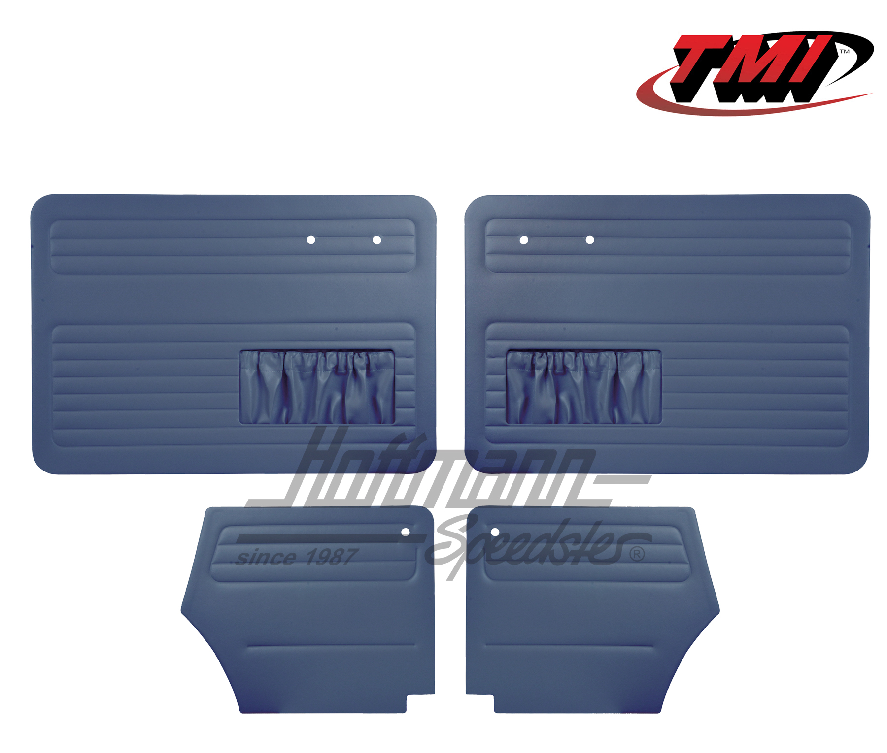 Pannelli per portiera e laterali, Maggiolino Cabriolet, 55-64, blu | 10-1327-18 | 055-7558