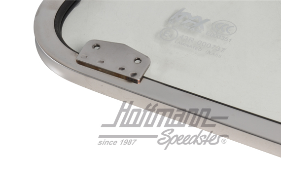 Set finestra Safari, anteriore, acciaio inossidabile                                                