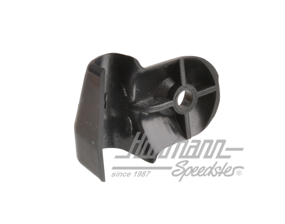 Copertura, cassetta di sedile, nera, sinistra                                                       