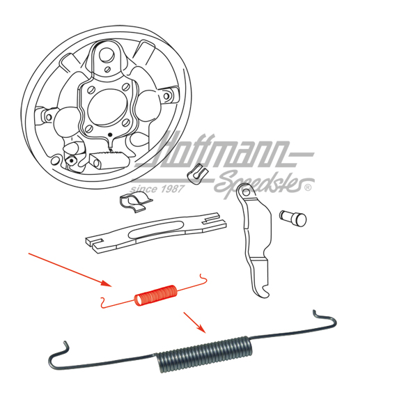 Molla, fina, assale anteriore/assale posteriore | 113 609 309 B | 020-4069