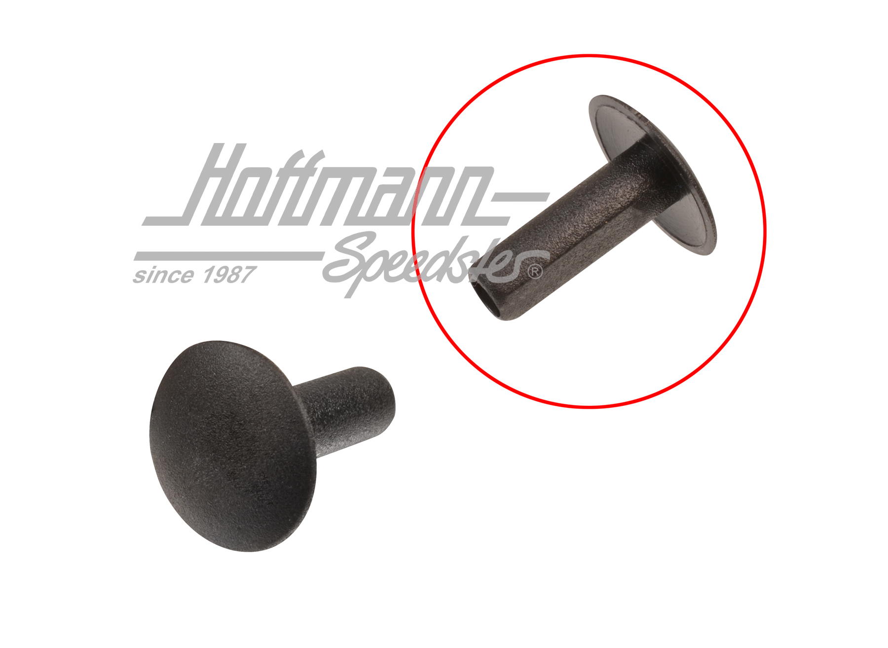 Tappo, colonna B, Golf 1, nero | 171 880 747  01C | 180-1920-40