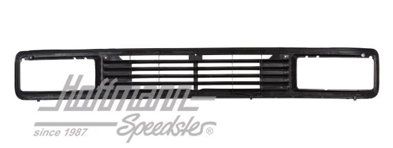 Calandra, per fanale doppio, senza emblema, nera                                                    