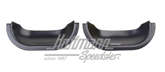 Protezioni di maniglia portiera, alluminio, nero, Audi 80, 86- | 50029 | 200-6647