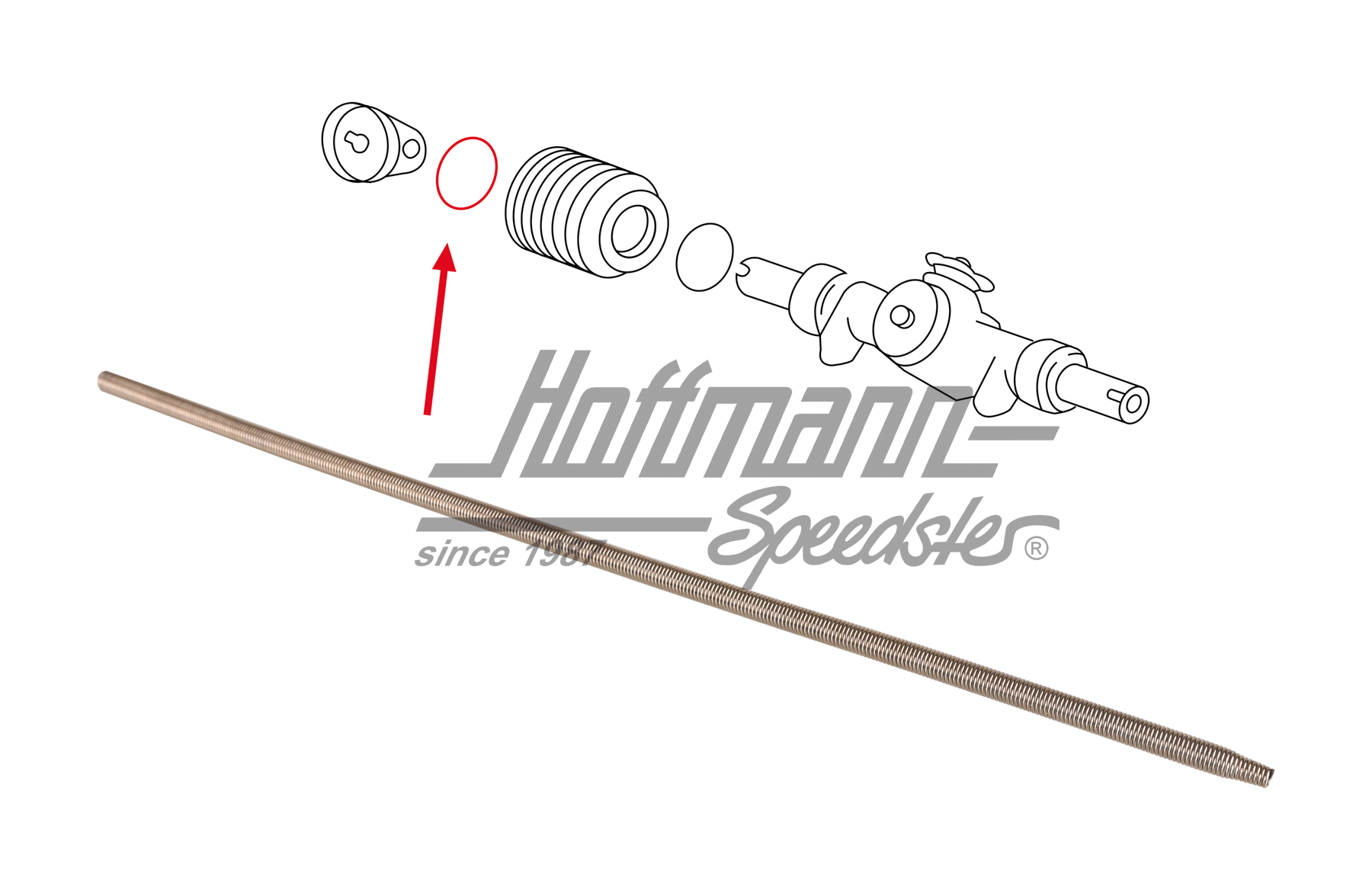 Molla di ritegno, soffietto, esterno, 911/914                                                       