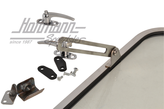 Set finestra Safari, anteriore, acciaio inossidabile                                                