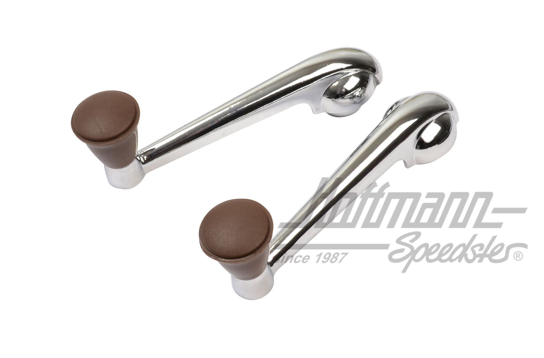 Maniglia alzavetri, di serie, cromata/marrone, -7.67 | 113 837 581 D  Br | 020-2372-01