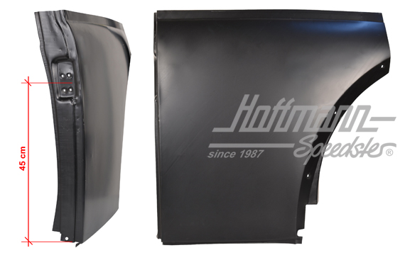 Lamiera laterale, corto, 66-, posteriore sinistra | 111 809 081 B | 050-2161-01