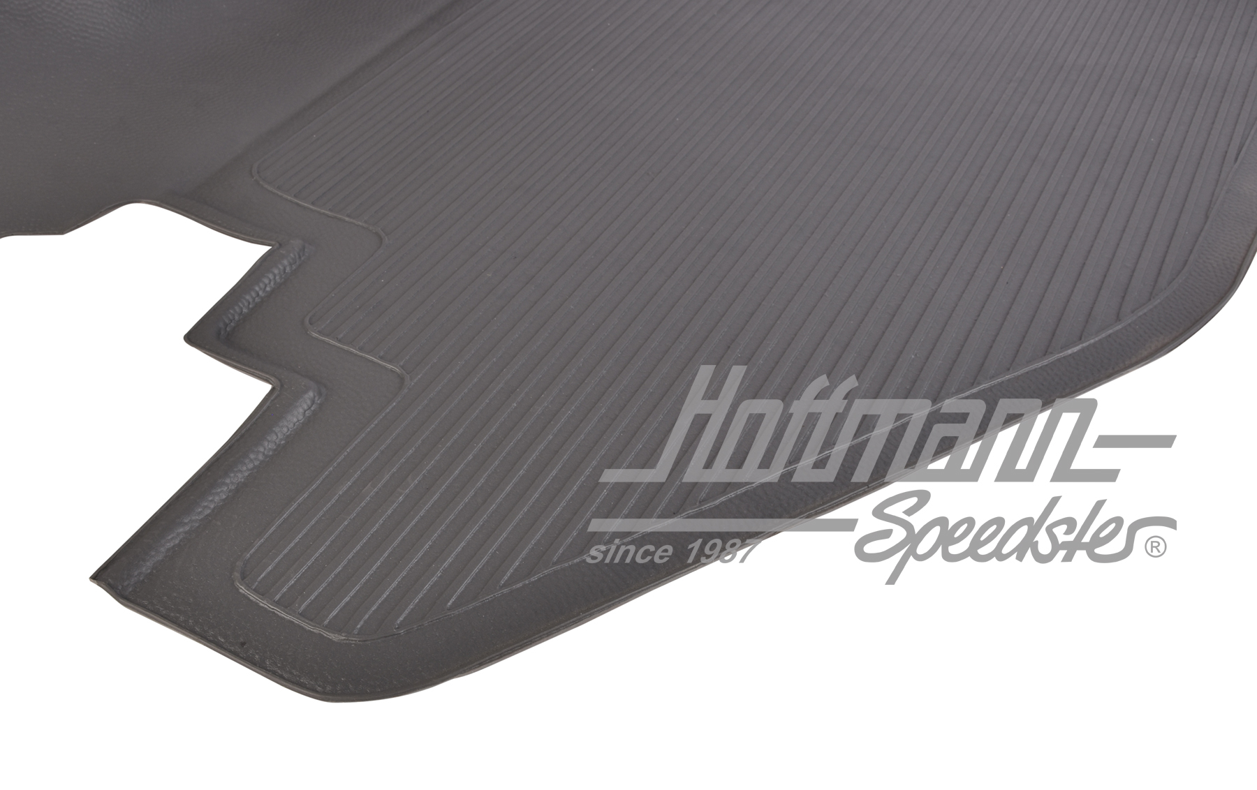 Copertura in gomma, piastra di fondo, anteriore, grigio                                             