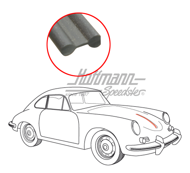 Supporto, (profilo), maniglia cofano, 356 B/C | 644 559 231 05 | 510-6575-08