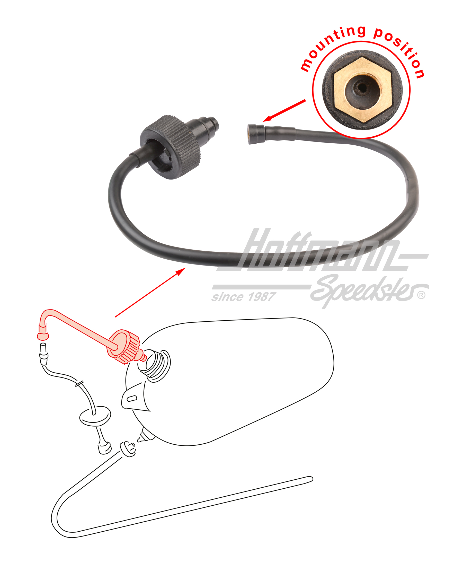 Tappo, serbatoio lavavetro, 914/4                                                                   