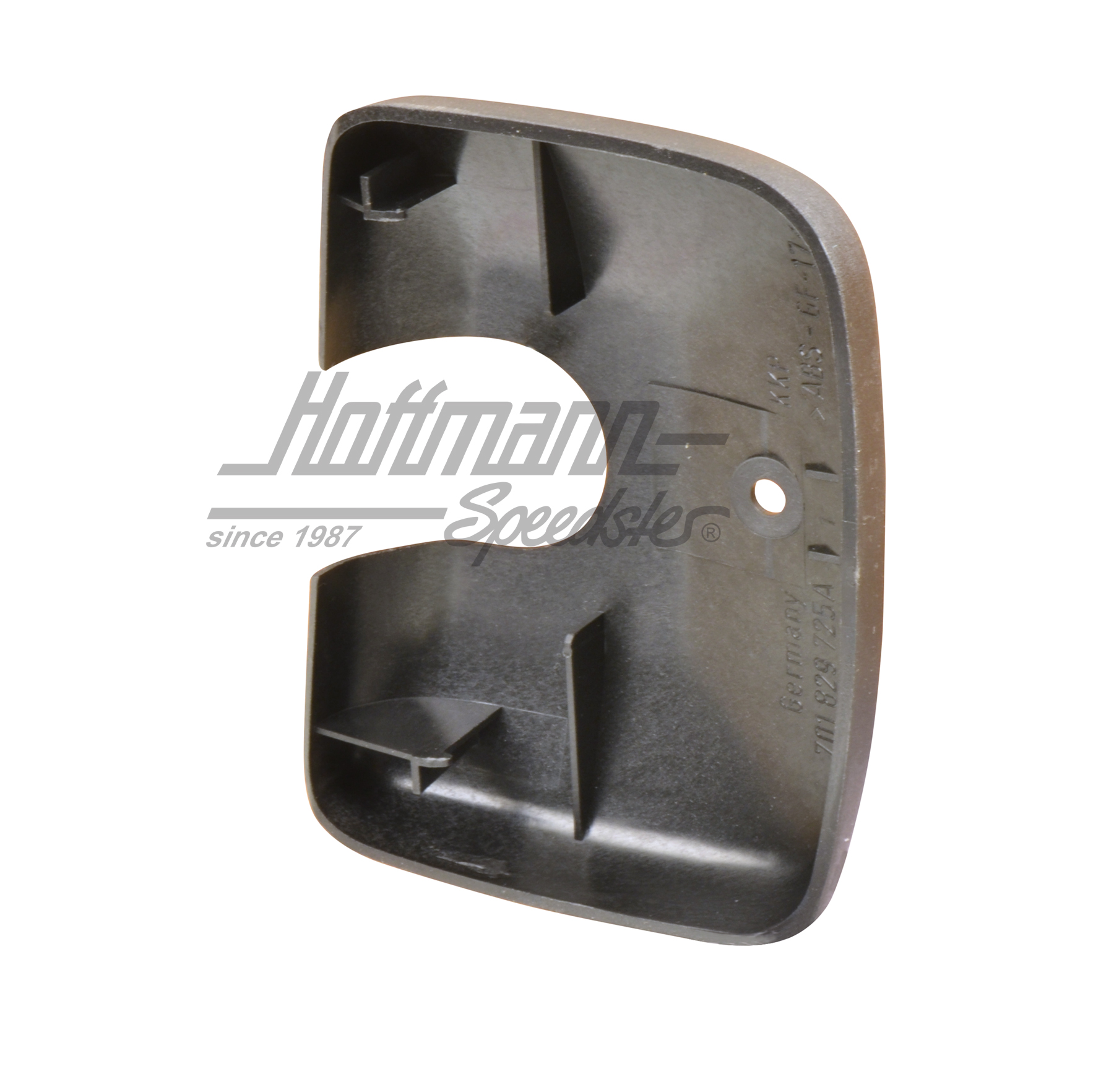 Copertura, guida portellone posteriore, nera, sinistra                                              