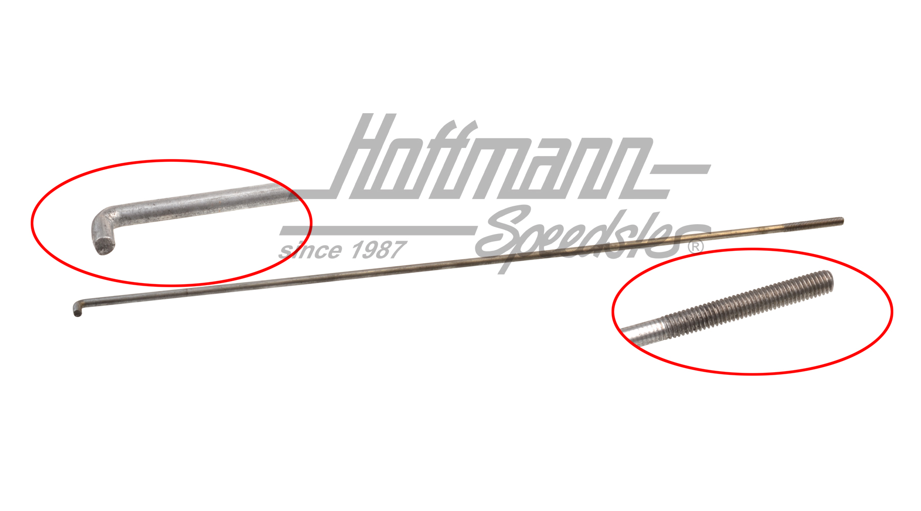 Asta di trazione, serratura portellone posteriore, Furgone T4
 | 701 829 217 A | 408-1046-30