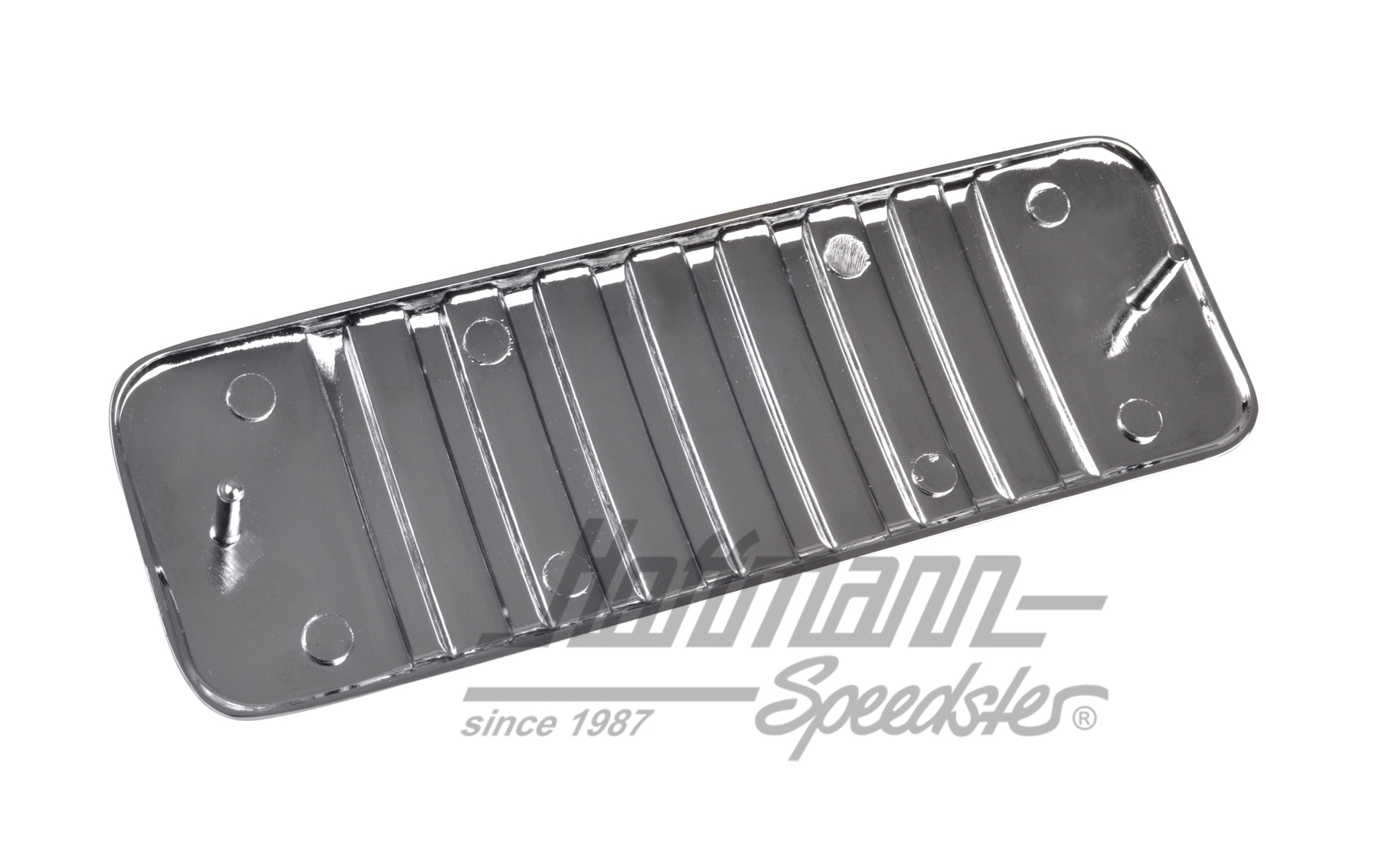 Coperchio del vano dell'autoradio, alluminio lucidato                                               