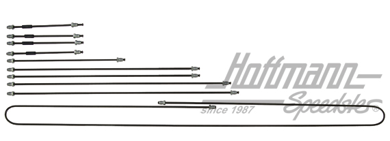 Set di tubazione del freno, Porsche 356 C |  | 510-1997