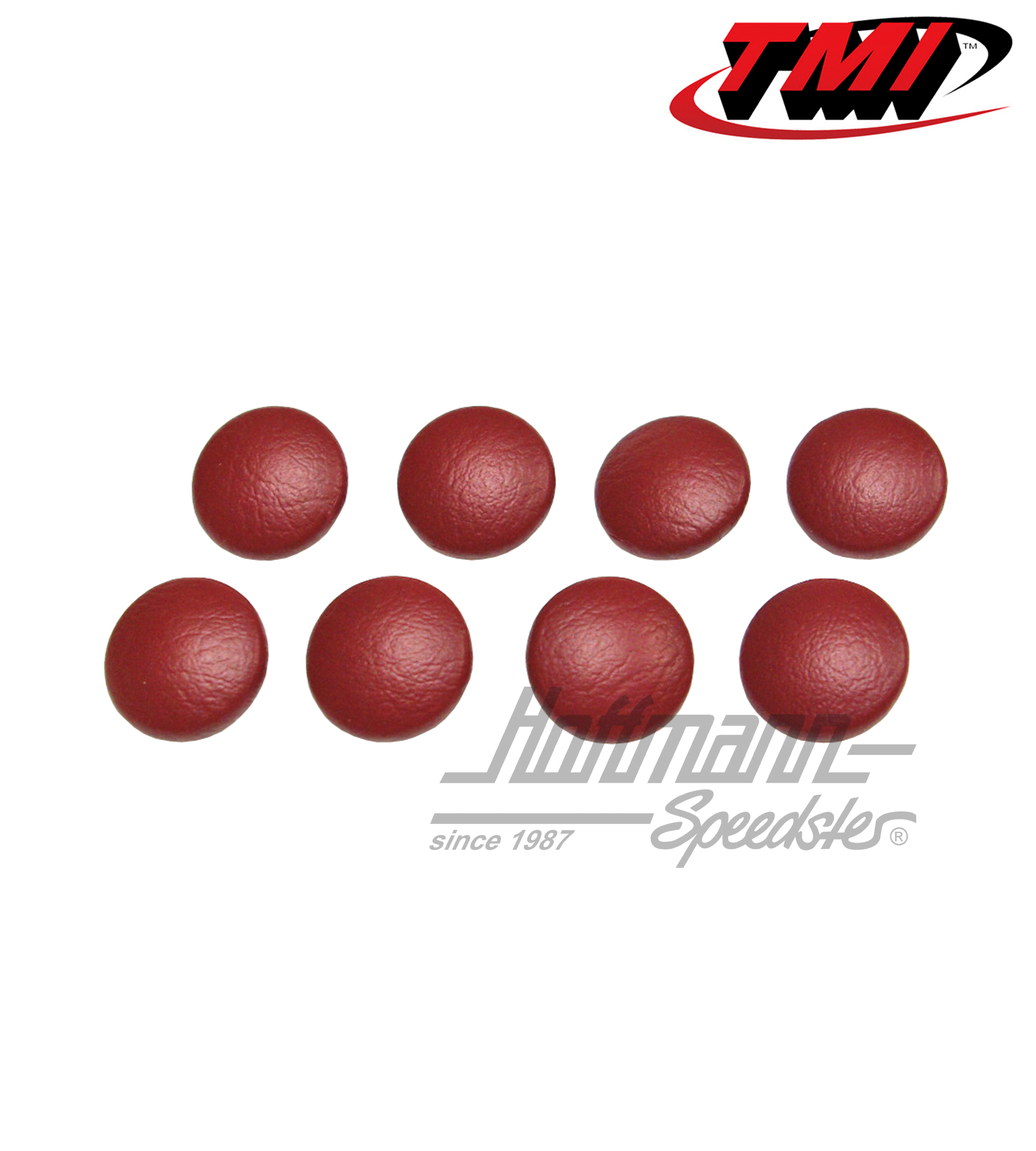 Bottoni imbottiti, set di 8 pezzi, rosso | 43-4414-17 | 055-7072