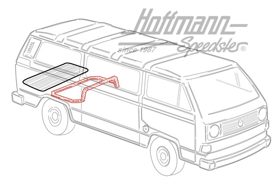 Guarnizione vano motore, T3, solo raffreddato ad aria | 251 813 226 A | 350-0200