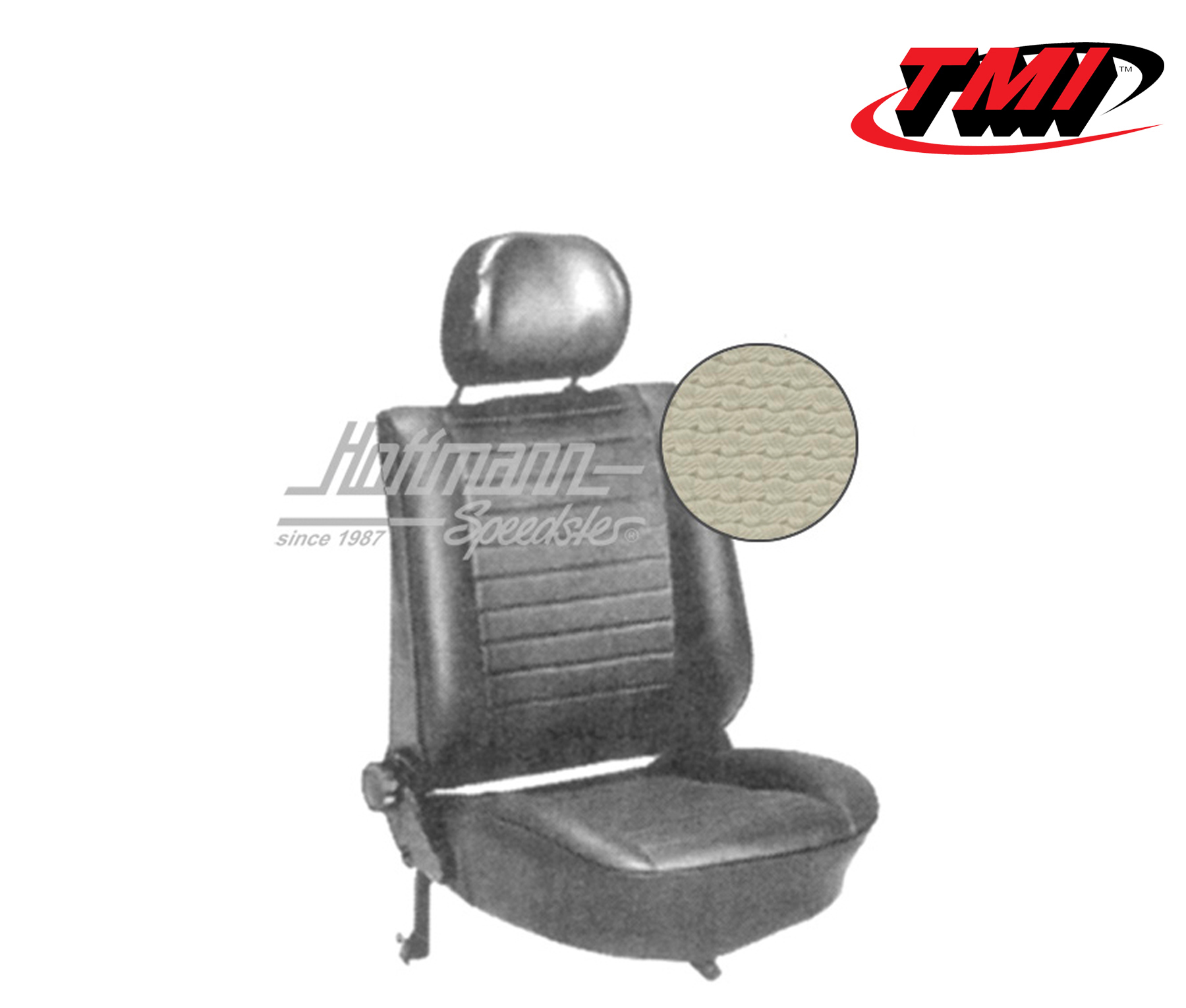 Coprisedili, Berlina, 8.76-, tessuto di cestino, bianco antico | 43-1129-05 | 055-5450