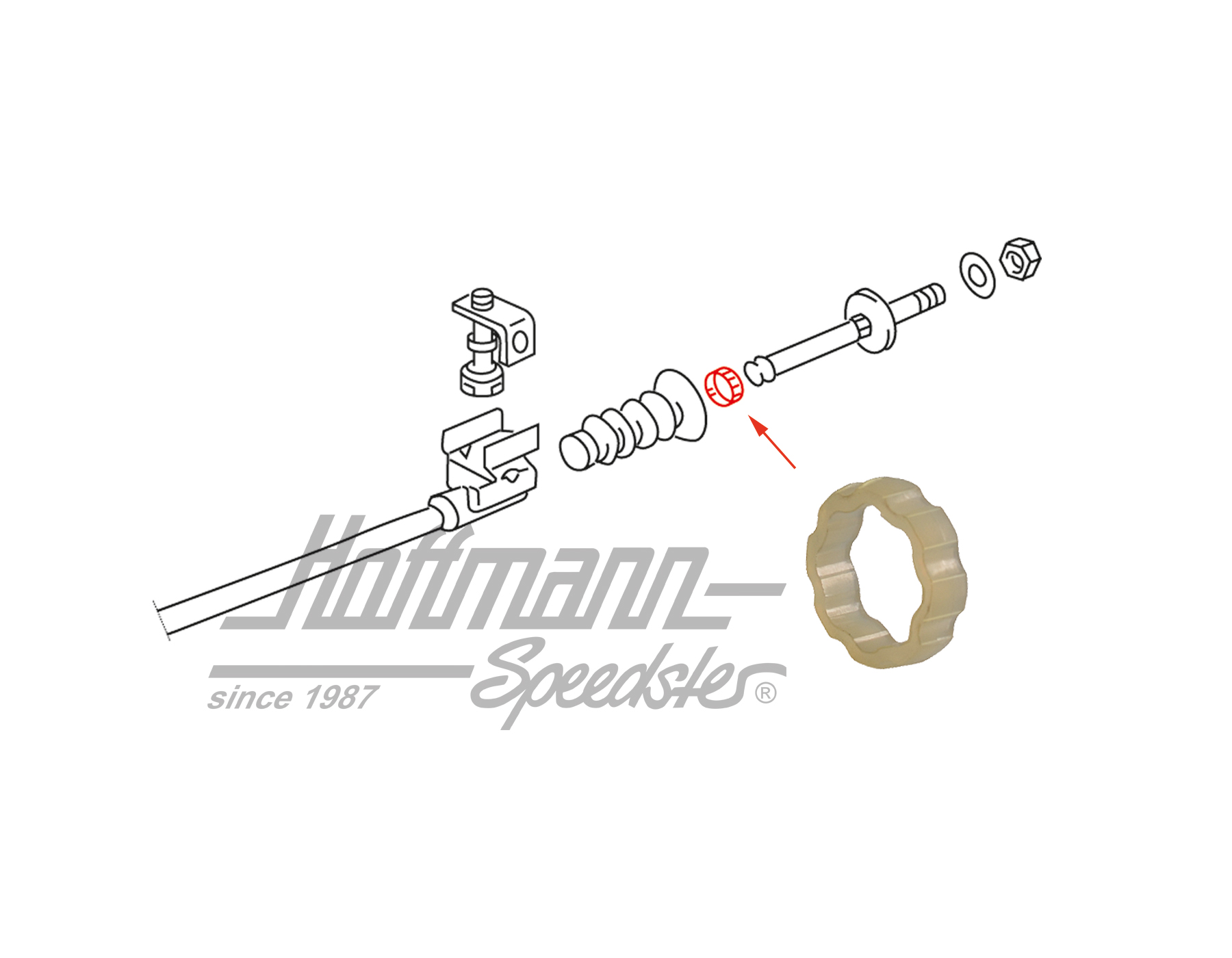 Anello di guida
, bullone commutazione, -82 | 251 711 227 | 315-1519-10