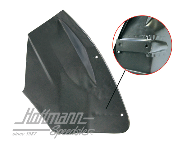 Lamiera supporto paraurti, 67-, piccola, anteriore, destra | 111 809 022 K | 050-1162-02