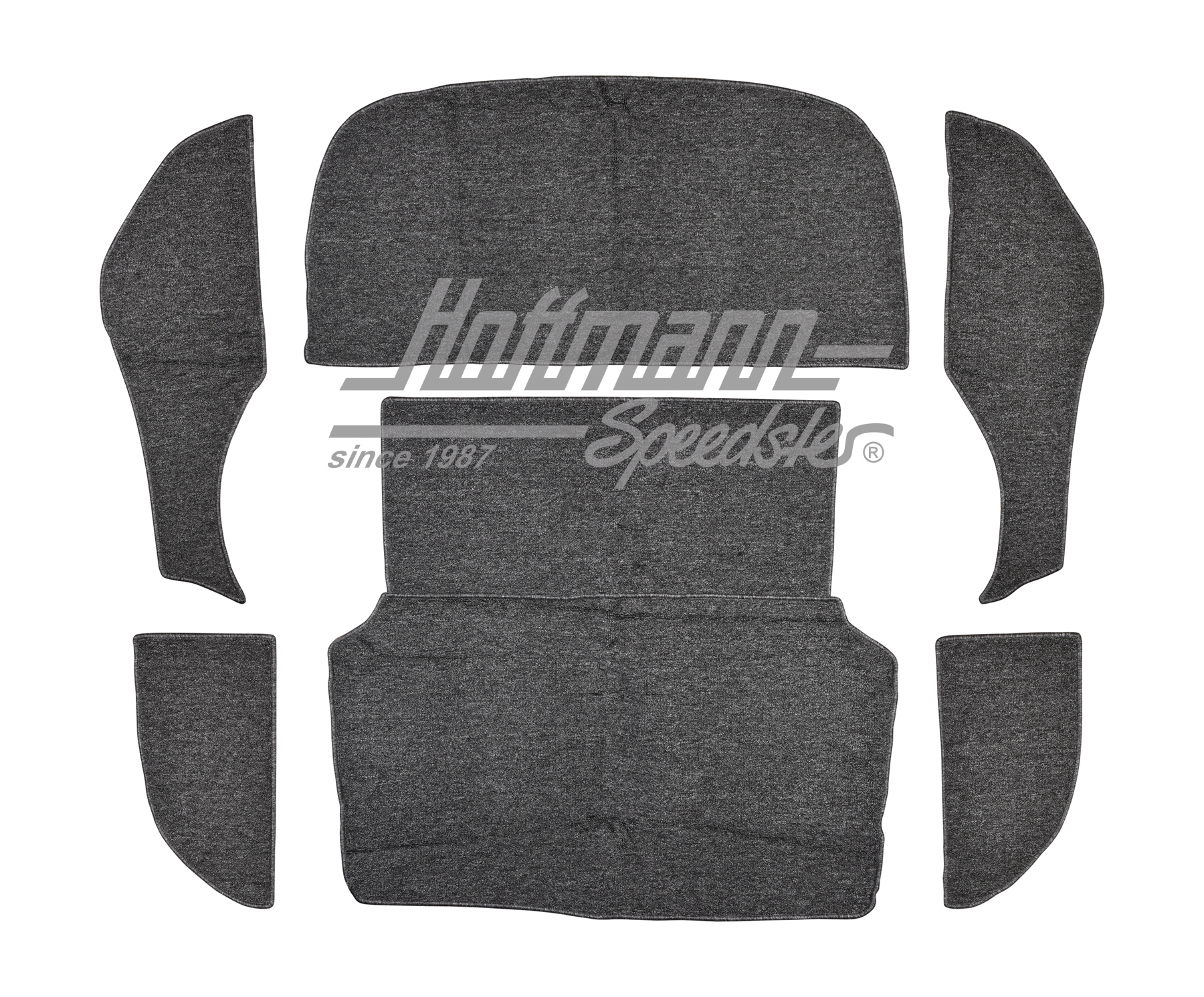 Set di tappeti, bagagliaio, posteriore, Hatchback, grigio | 34-R3136-407 | 069-9703