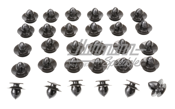 Pannelli per portiere, Golf 1 Cabriolet, nero                                                       