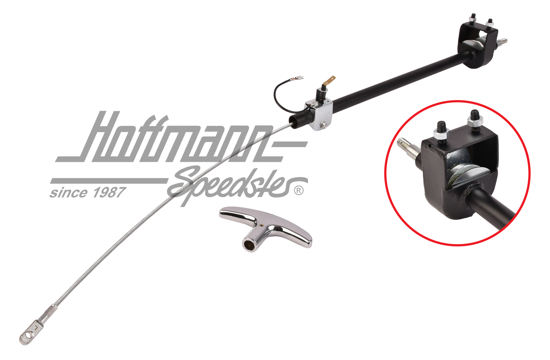 Tubo guida, cavo del freno a mano, completo, 356 A/B/C                                              