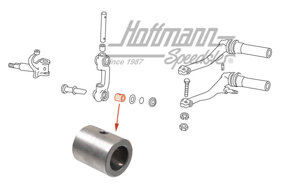 Boccola, perno di spallamento, -7.65 | 111 405 395 A | 020-2498-10