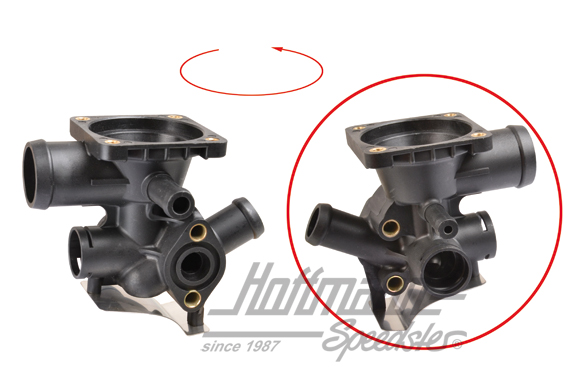 Alloggiamento termostato, 1.9-2.1 WBX, con radiatore dell'olio | 025 121 115 | 307-4033