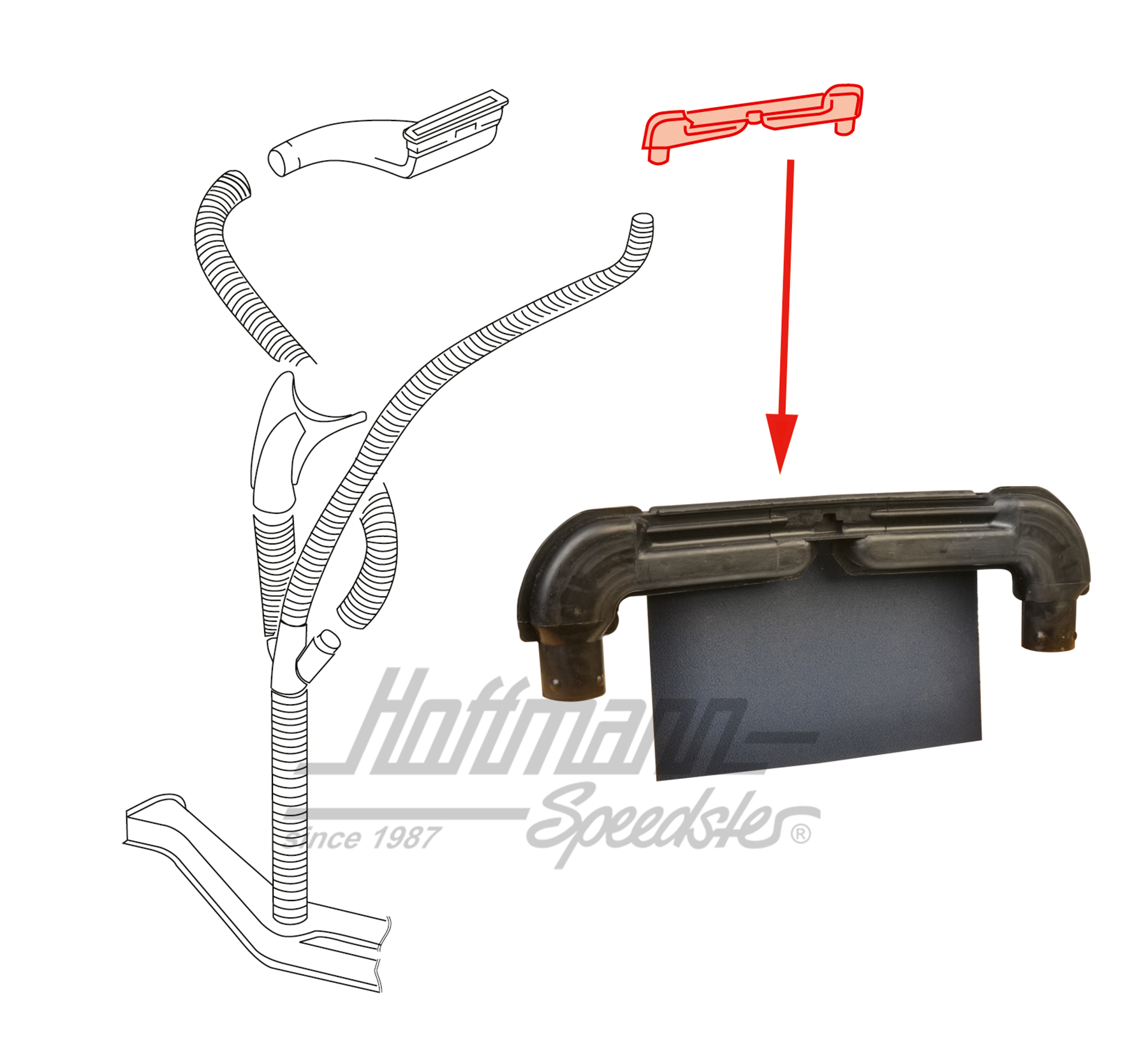 Distributore aria, centro, .67-                                                                     