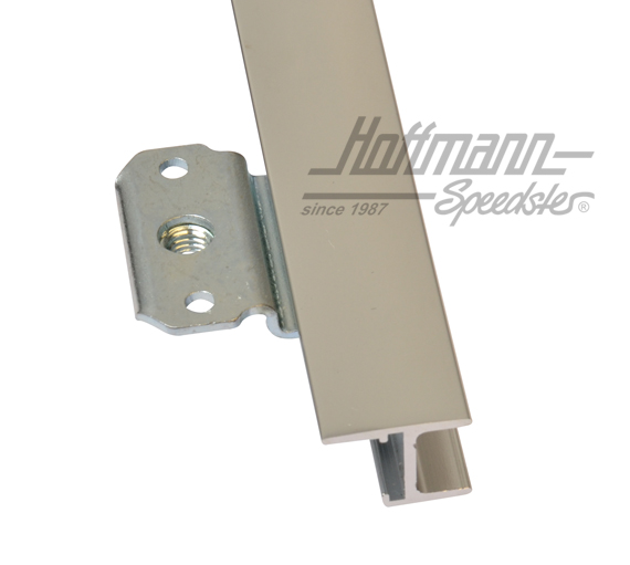 Deflettore, completo, Furgone T2, cromato, destra                                                   