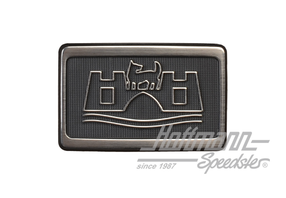 Logo,  Wolfsburg, laterale, Golf 2 | 165 853 688 A GX2 | 208-6523-10