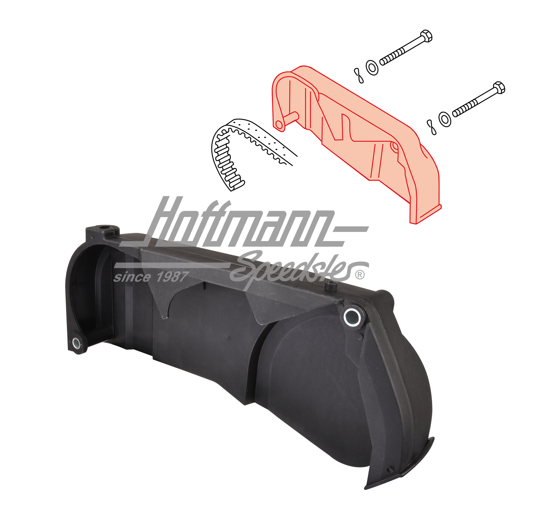 Copertura, cinghia dentata, posteriore, Furgone T4 | 074 130 133 C | 401-1300-20