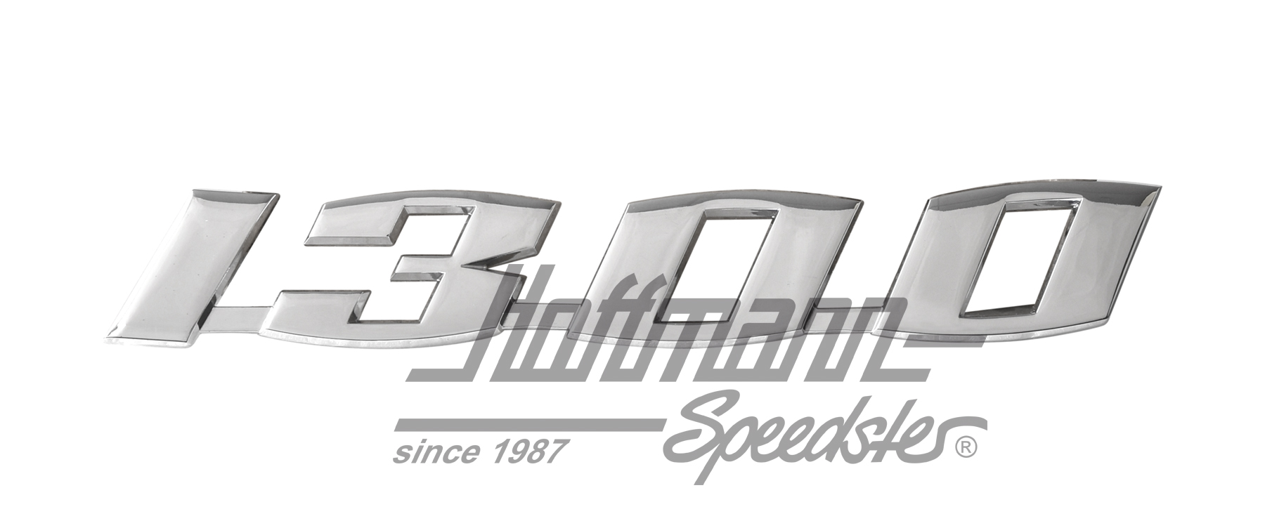 Logo "1300", 15.5 x 2.5cm, cromato | 113 853 687 | 020-6067-01
