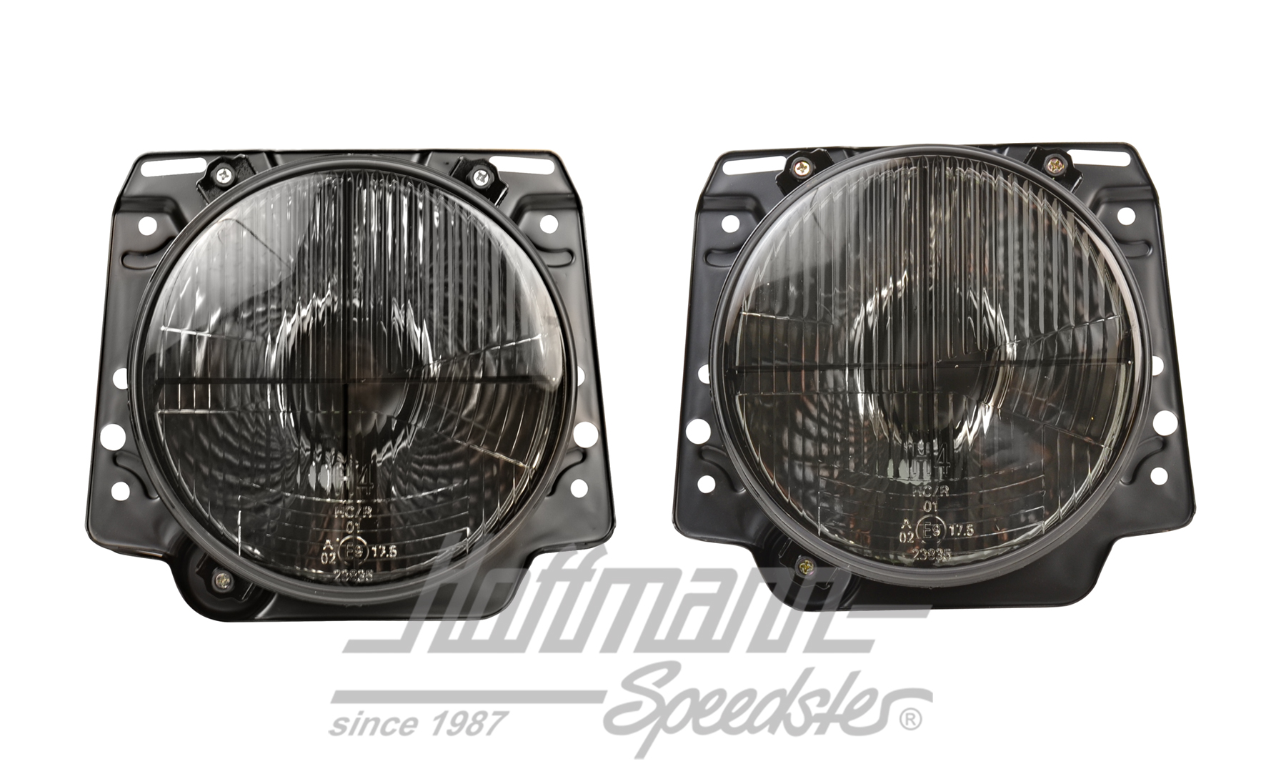 Set di fari, H4, nero/reticolo | 191 941 753 A  OE-SKX | 209-3819