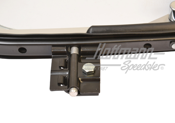 Deflettore, completo, Furgone T2, cromato, destra                                                   