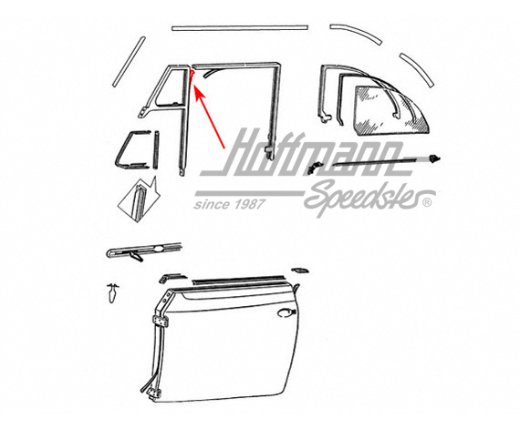 Profilo di guida, deflettore, -7.64 |  | 020-5062