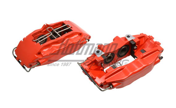 Kit pinze del freno, anteriore, 964/993, rosso | 993 351 425 10/993 351 426 10 | 522-1240-10
