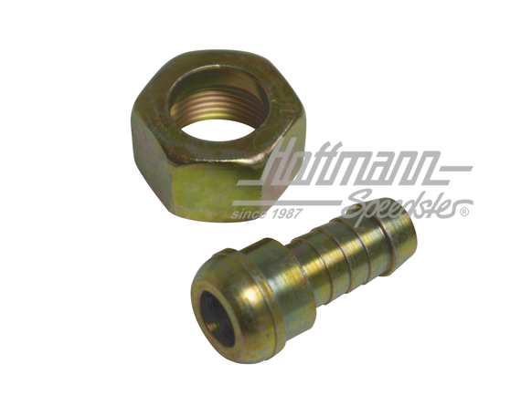 Dado per raccordo + ugello per filettatura 1/2" | 8034..1310 + 8010..1000 | 020-0421